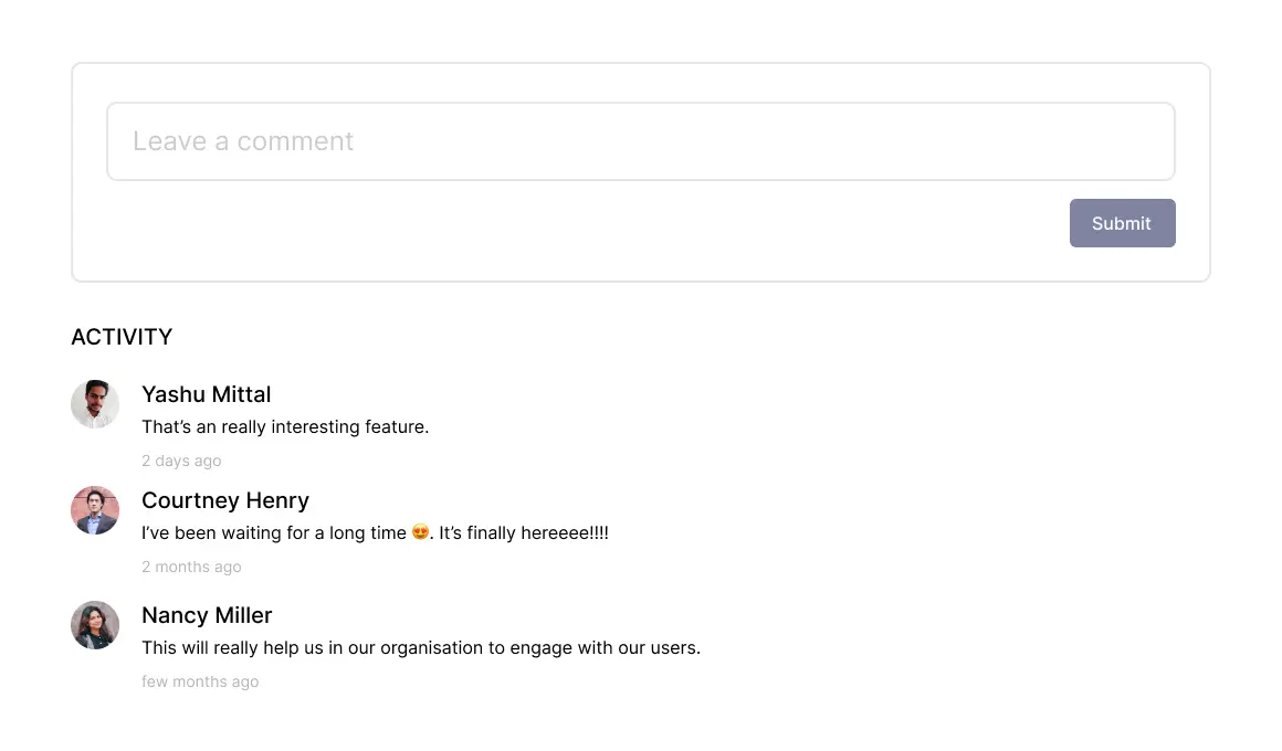 Comments